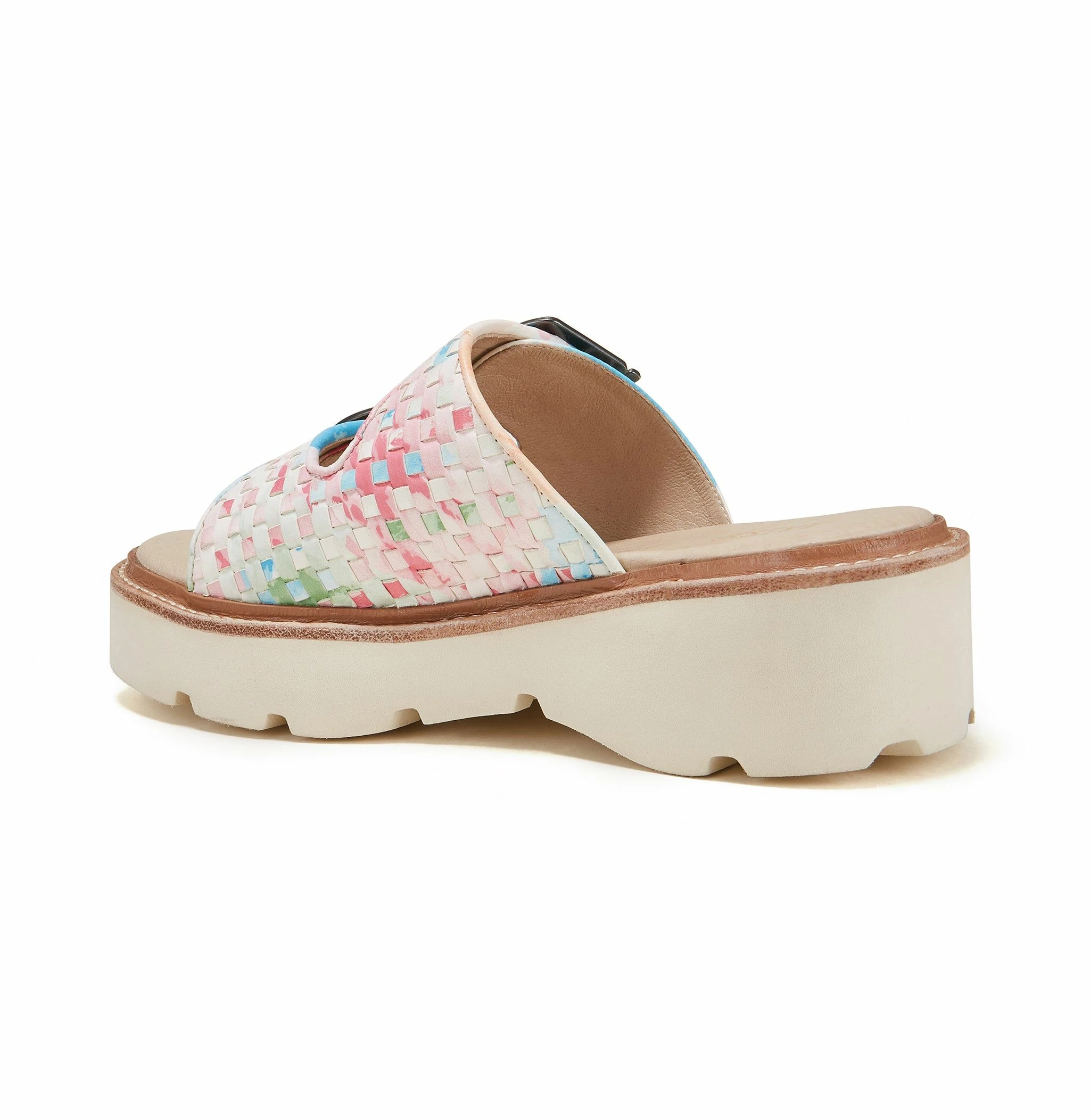 Australia Luxe Co Australia Luxe Ahoy Watercolor Weave Sandals - Multicolour - Image 2