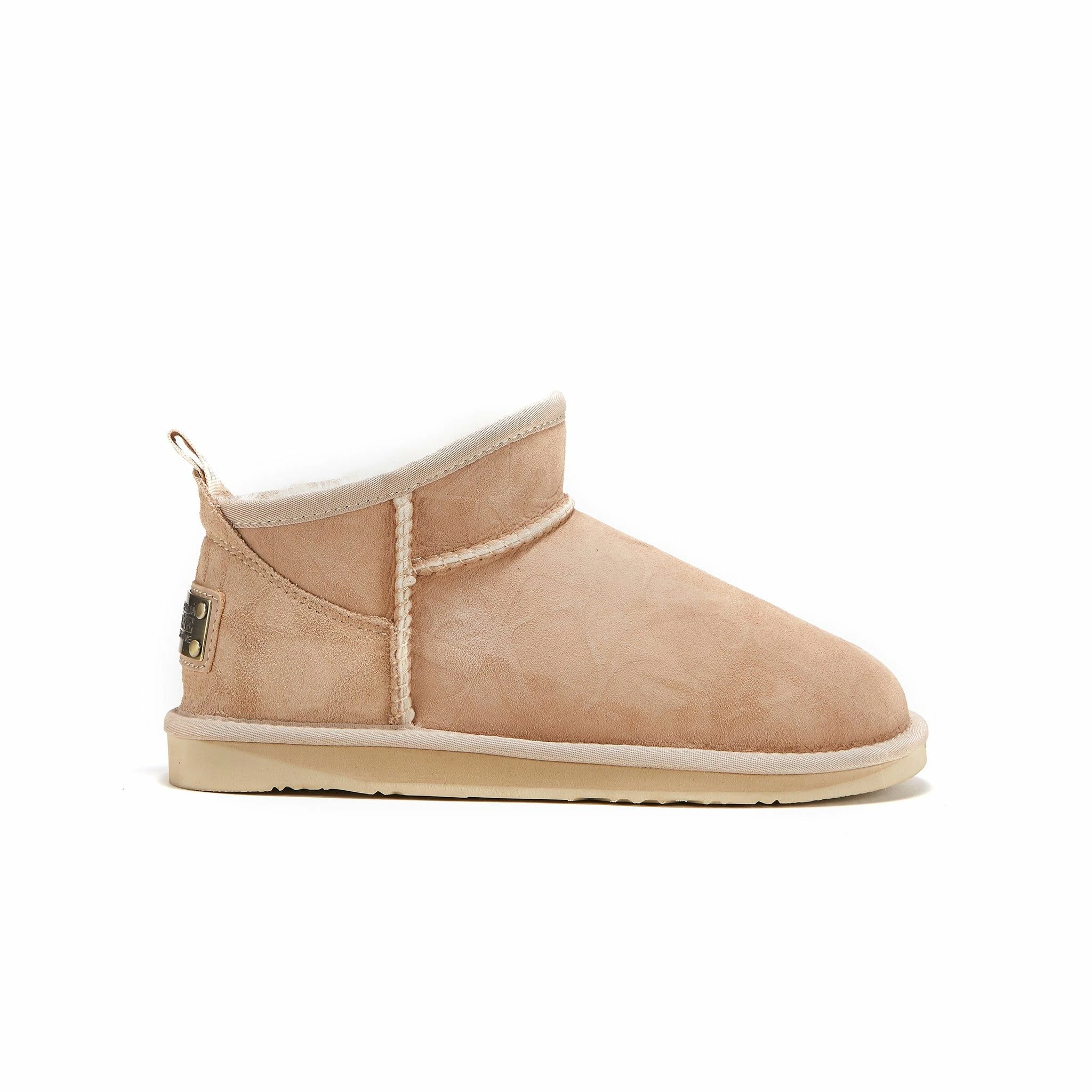 Australia Luxe Co Cosy Ultra Short Sand Embossed Logo