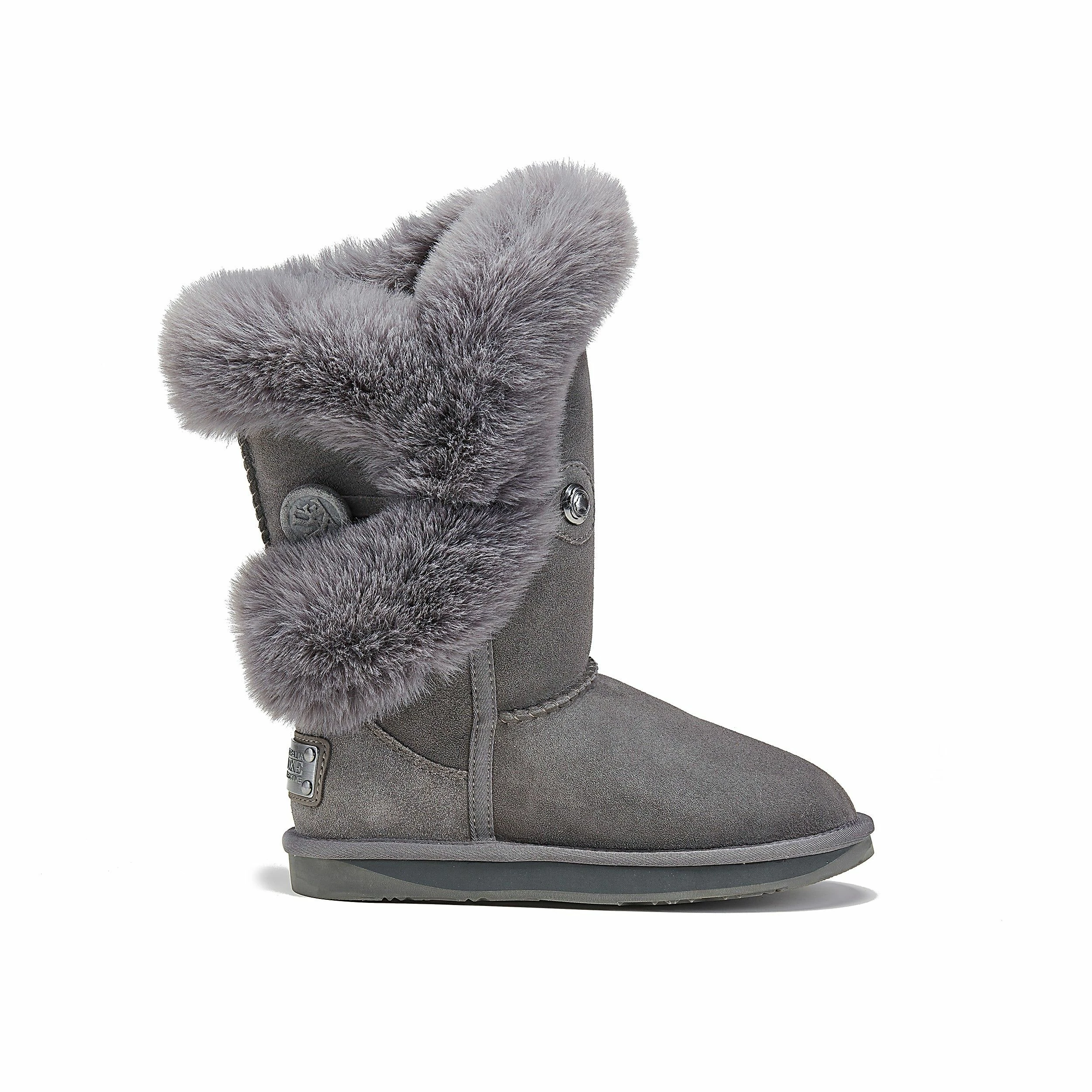 Australia Luxe Co Australia Luxe Nordic Short Luxe Grey Boots
