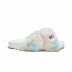 Australia Luxe Co Australia Luxe Trouble Logo Punch Slippers - Multicolour