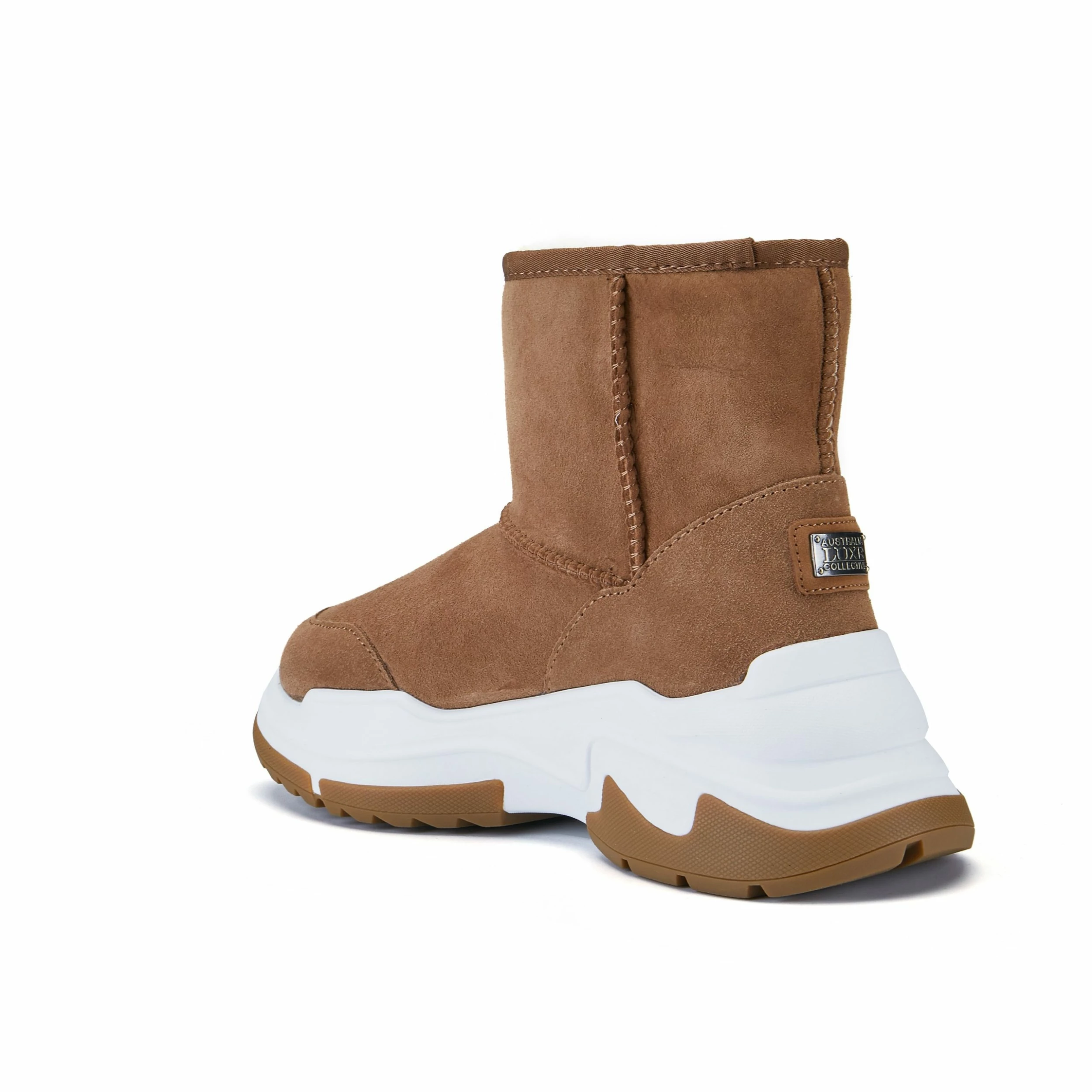 Australia Luxe Co Australia Luxe X-Cosy Short Chestnut Boots - Brown - Image 2