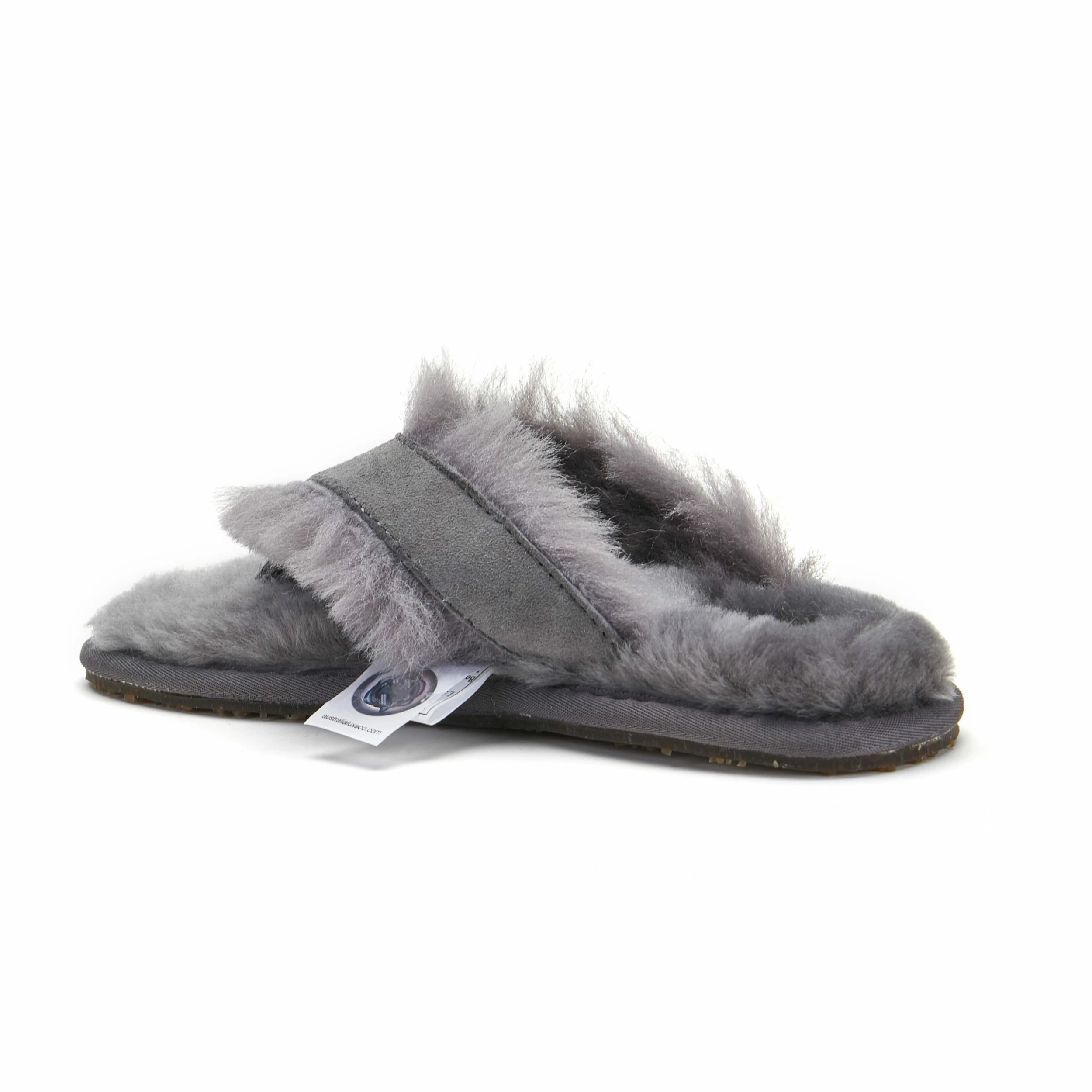 Australia Luxe Co Australia Luxe Feel Grey Slippers - Image 3