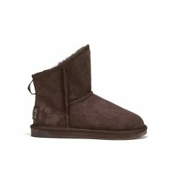 Australia Luxe Co Cosy Xtra Short Beva Embossed Logo - Brown