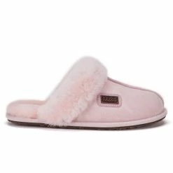 Australia Luxe Co Australia Luxe Closed Mule Slippers Dusky Pink Suede
