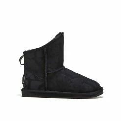 Australia Luxe Co Cosy Xtra Short Black Embossed Logo