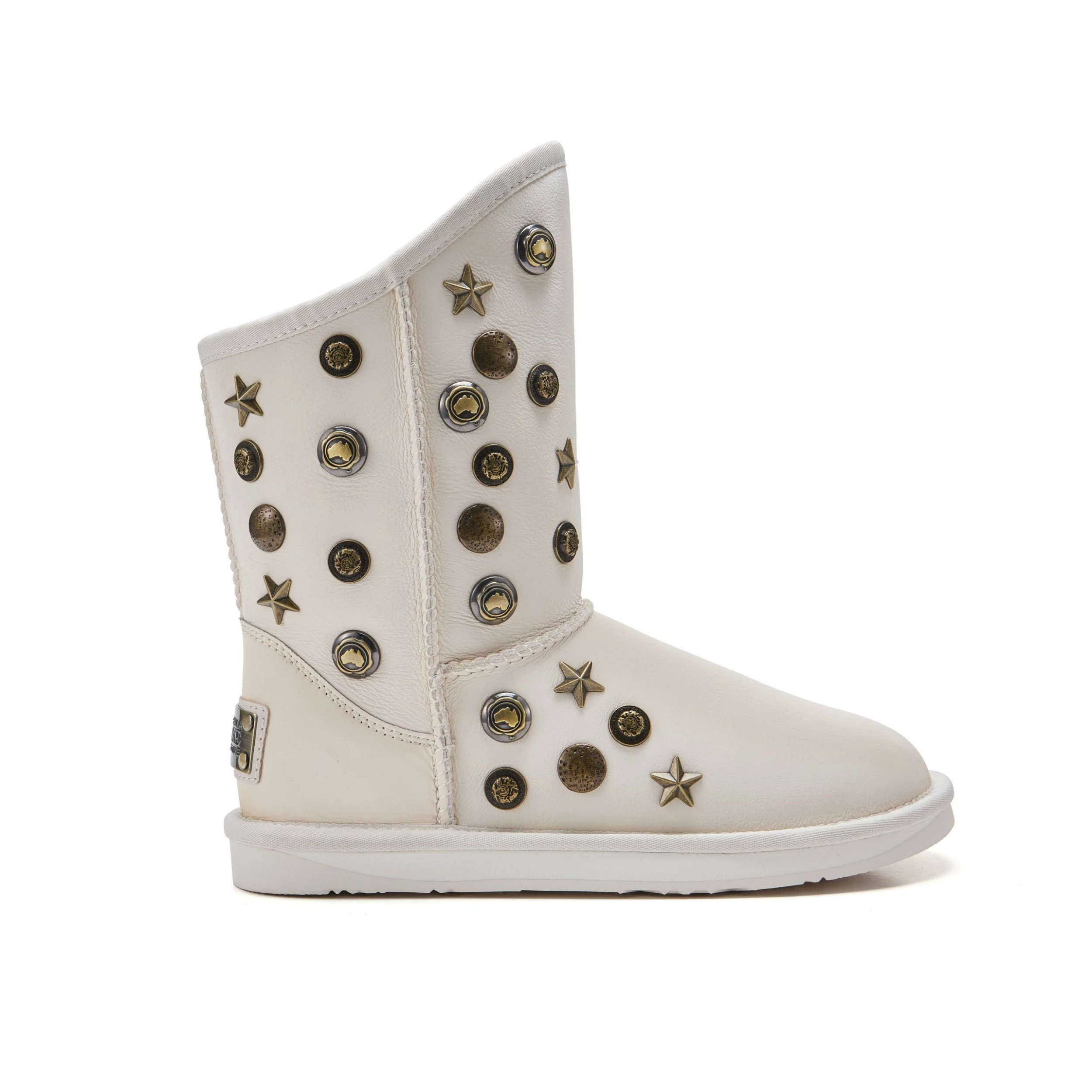 Australia Luxe Co Angel Short Satin Pale - White