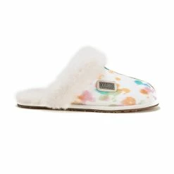 Australia Luxe Co Australia Luxe Closed Mule Slipper Watercolor Splat - Multicolour