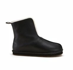 Australia Luxe Co Australia Luxe Homewurk Buff Leather Crow Boots - Black