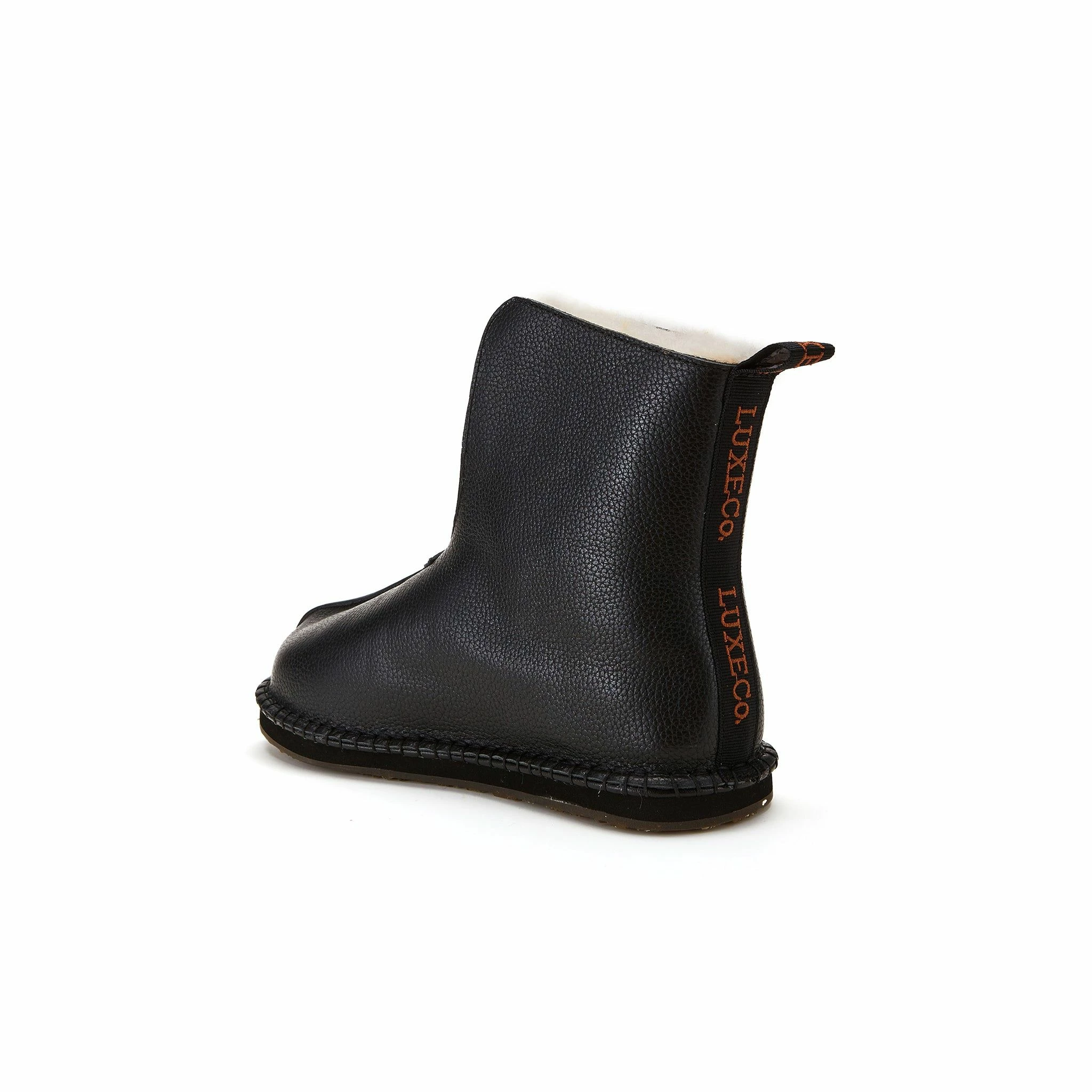 Australia Luxe Co Australia Luxe Homewurk Buff Leather Crow Boots - Black - Image 3