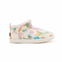 Australia Luxe Cosy Ultra Short Watercolor Splat Boots - Multicolour