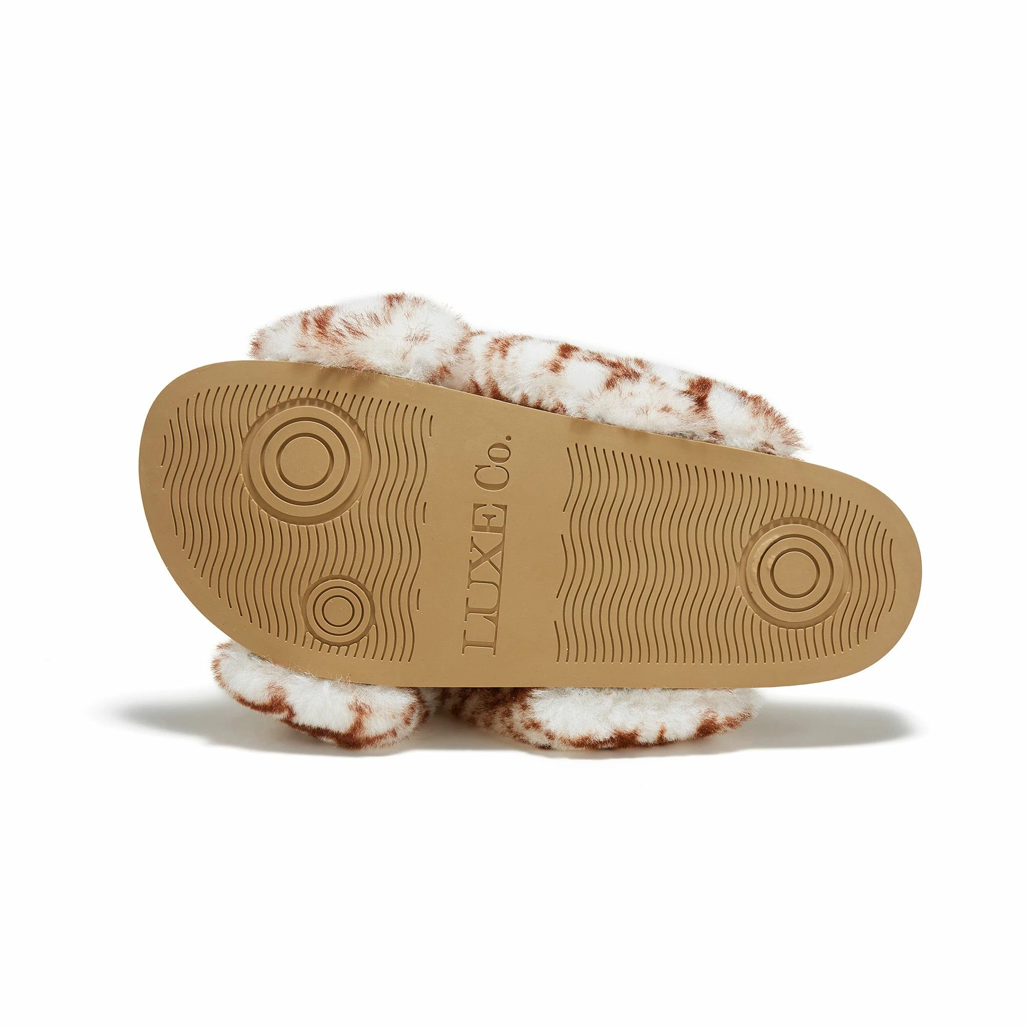 Australia Luxe Co Australia Luxe Trouble Logo Chestnut Slippers - Beige - Image 2
