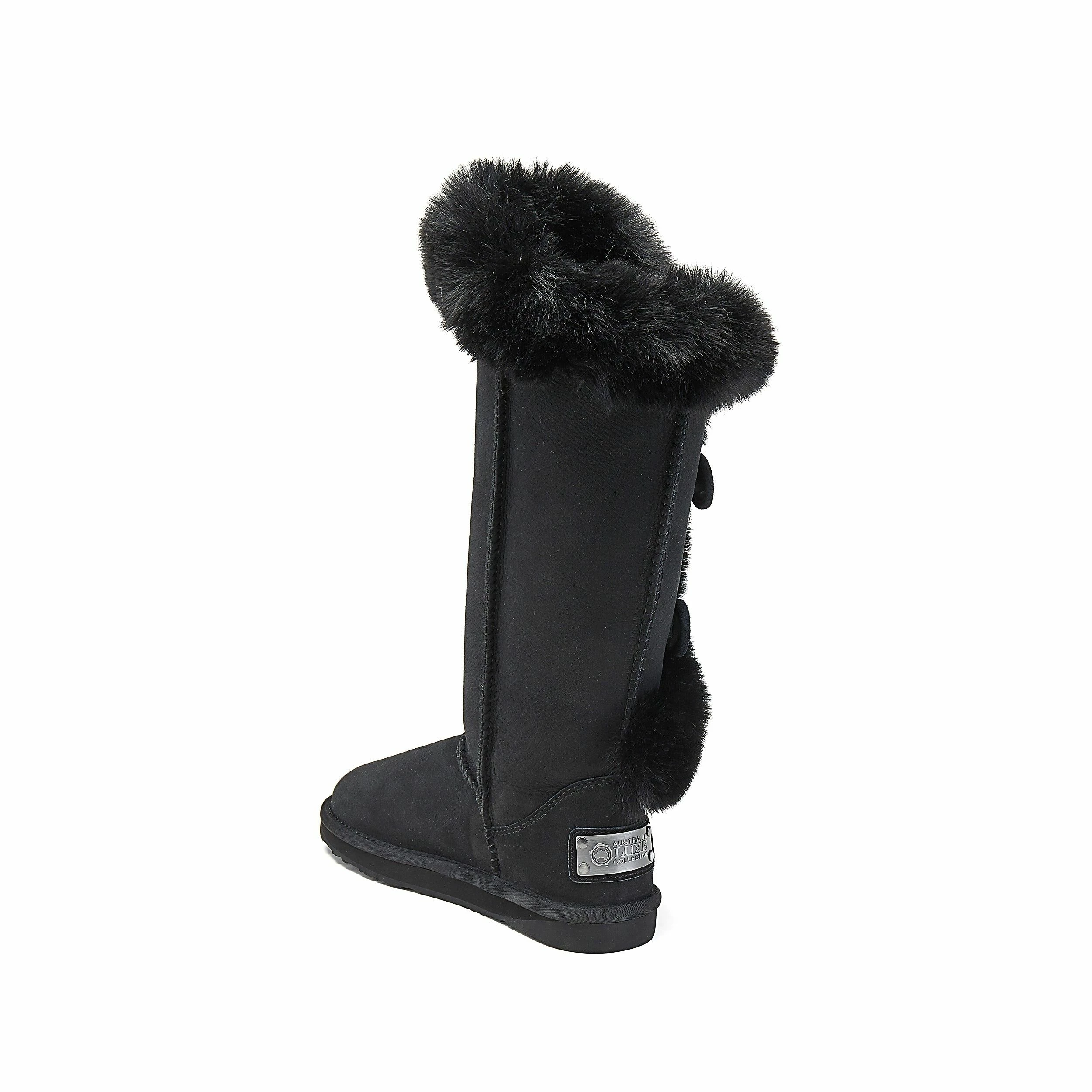 Australia Luxe Co Australia Luxe Nordic Tall Luxe Black Boots - Image 2