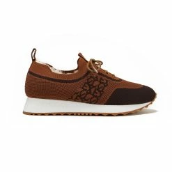 Australia Luxe Co Australia Luxe Dare Fly Logo Chestnut Sneaker