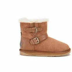 Australia Luxe Co Australia Luxe Machina Xtra Short Chestnut Boots - Beige