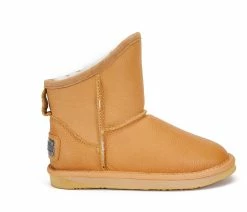 Australia Luxe Co Cosy Xtra Short Buff Leather Saddle - Yellow