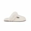 Australia Luxe Co Closed Mule Satin Pale - White