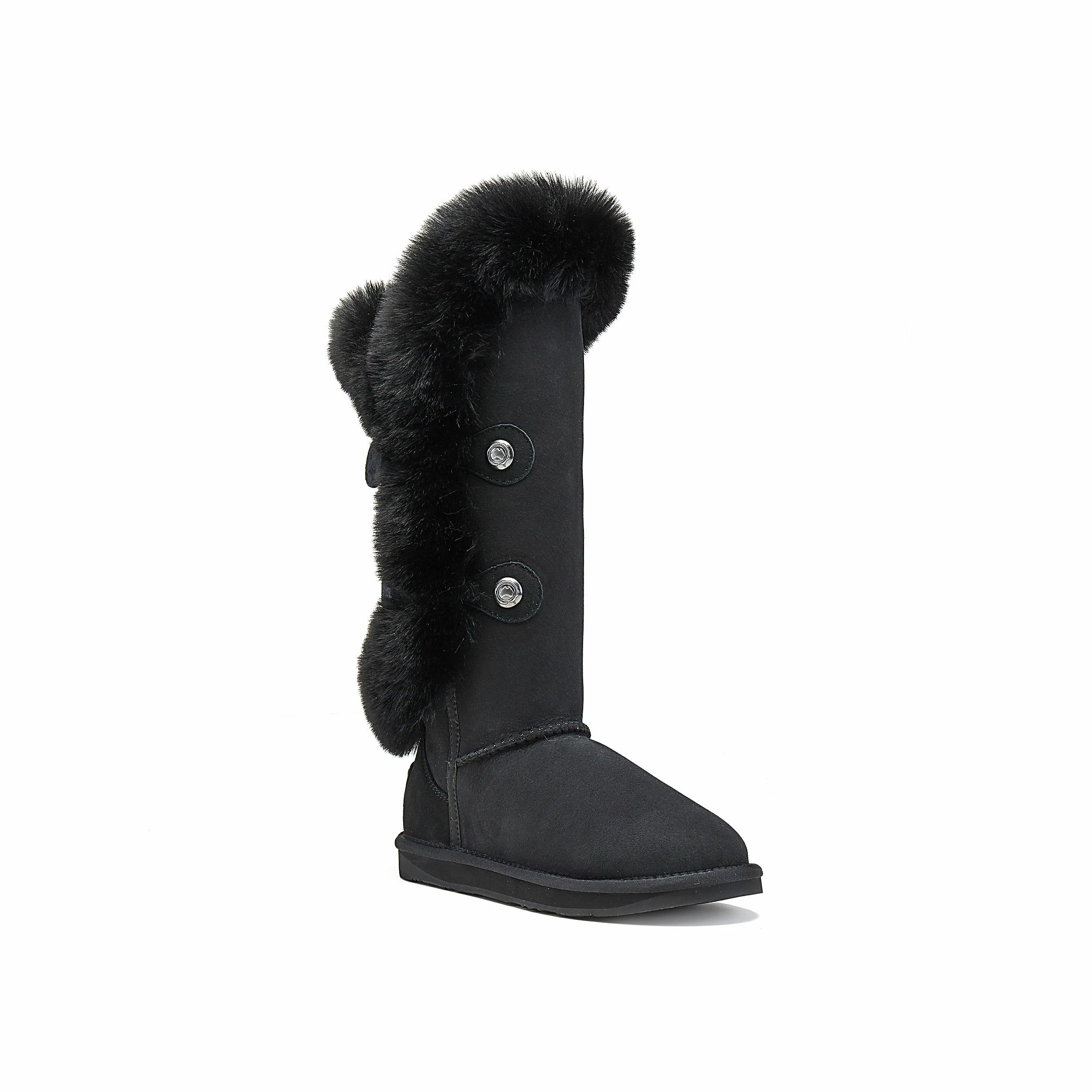 Australia Luxe Co Australia Luxe Nordic Tall Luxe Black Boots - Image 4