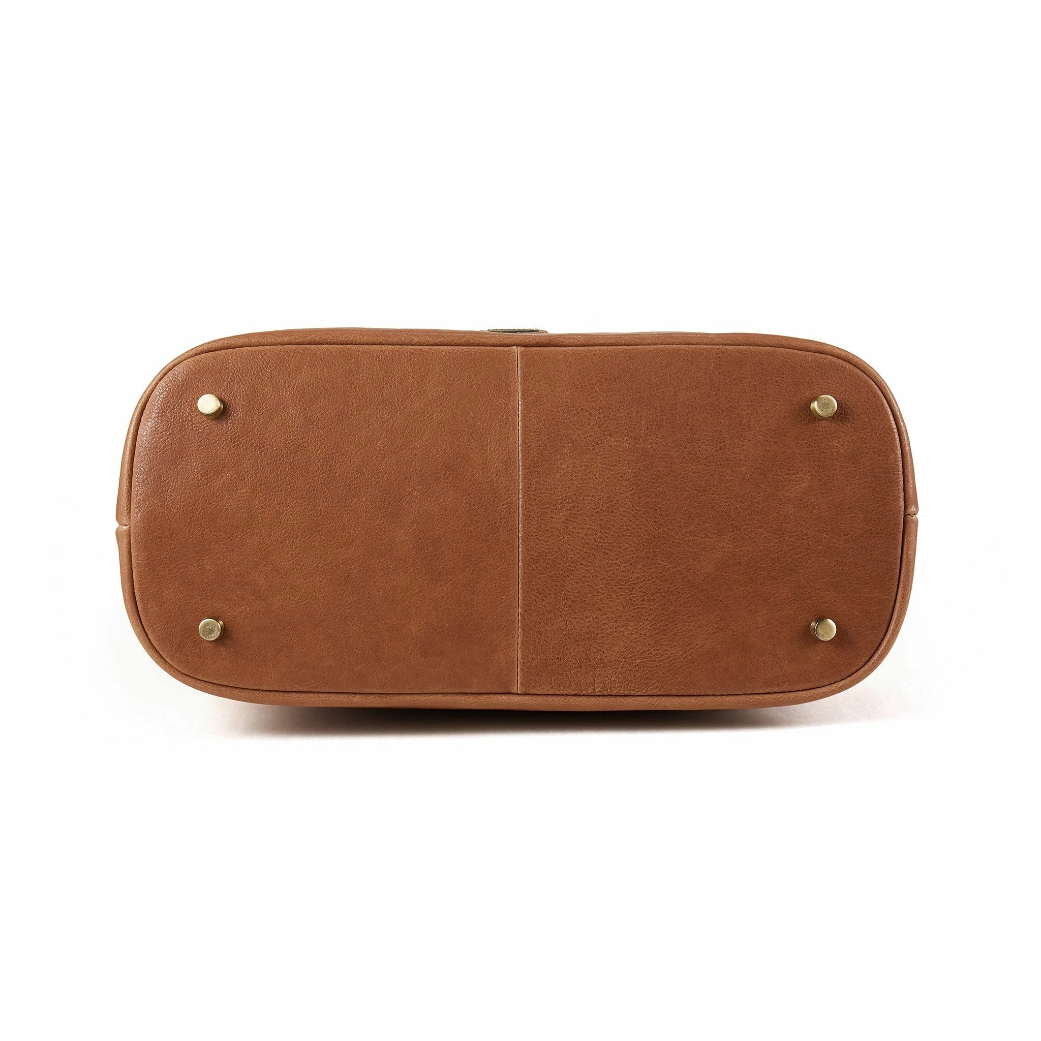 Australia Luxe Co Australia Luxe Bowery Tote Logo Chestnut - Beige - Image 2