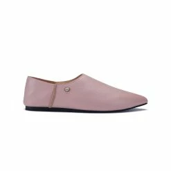 Australia Luxe Co Australia Luxe Kuta Buff Leather Dusk Slippers - Pink