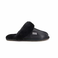 Australia Luxe Co Closed Mule Satin Black