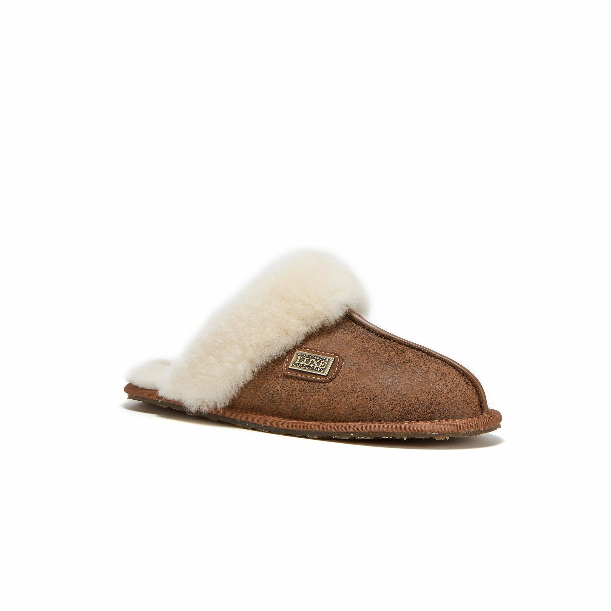 Australia Luxe Co Closed Mule Aviator Chestnut - Image 4