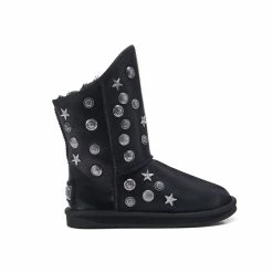 Australia Luxe Co Angel Short Satin Black