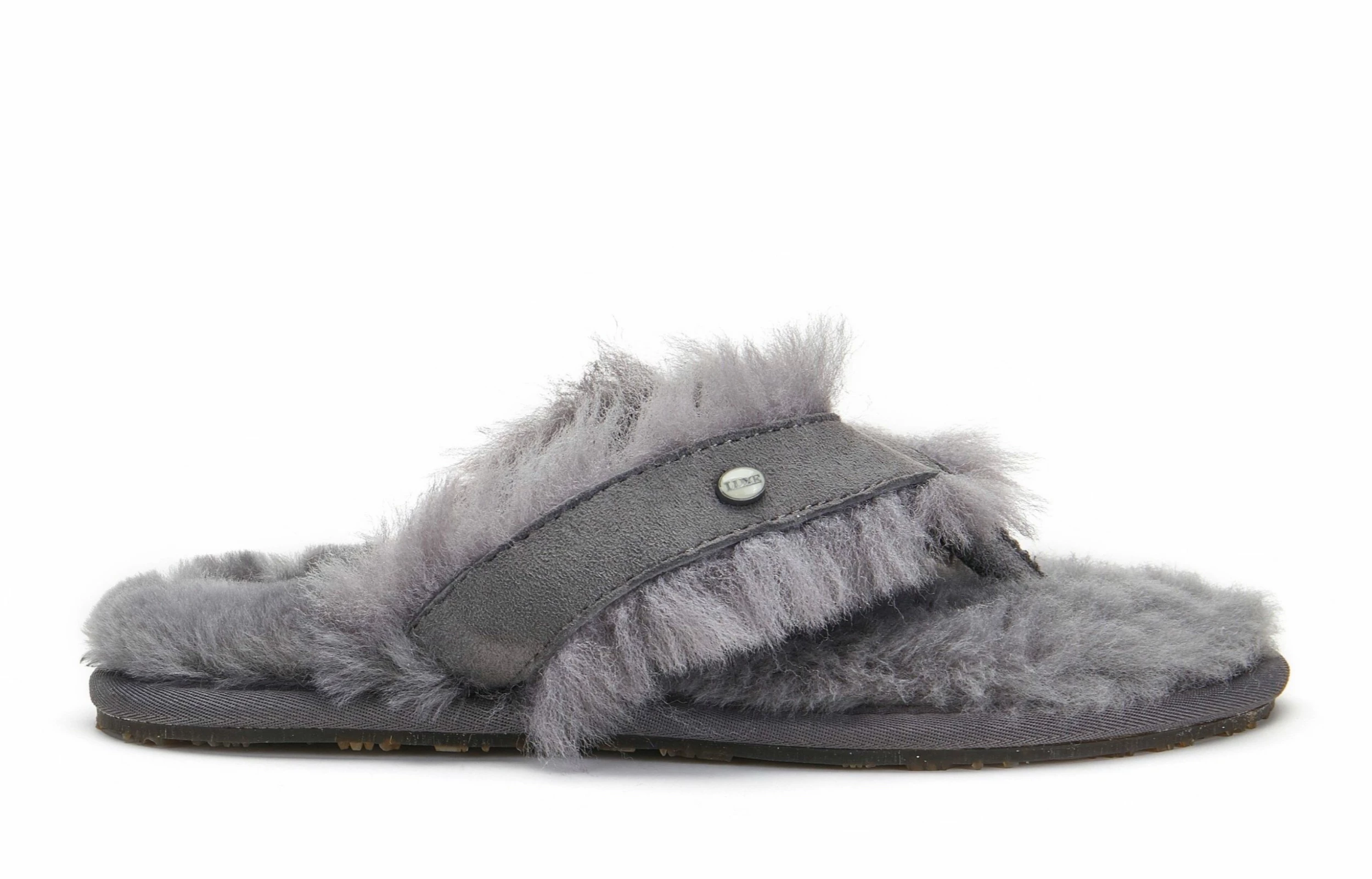Australia Luxe Co Australia Luxe Feel Grey Slippers