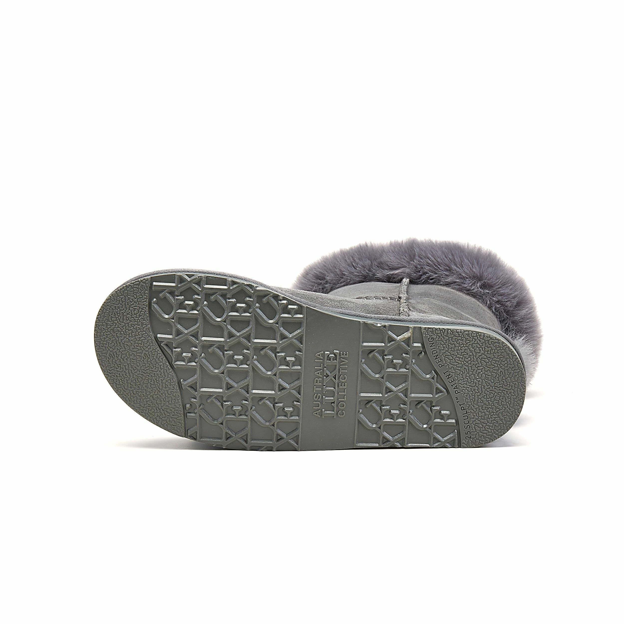 Australia Luxe Co Australia Luxe Nordic Short Luxe Grey Boots - Image 3