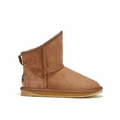 Australia Luxe Co Cosy Xtra Short Chestnut Embossed Logo - Beige