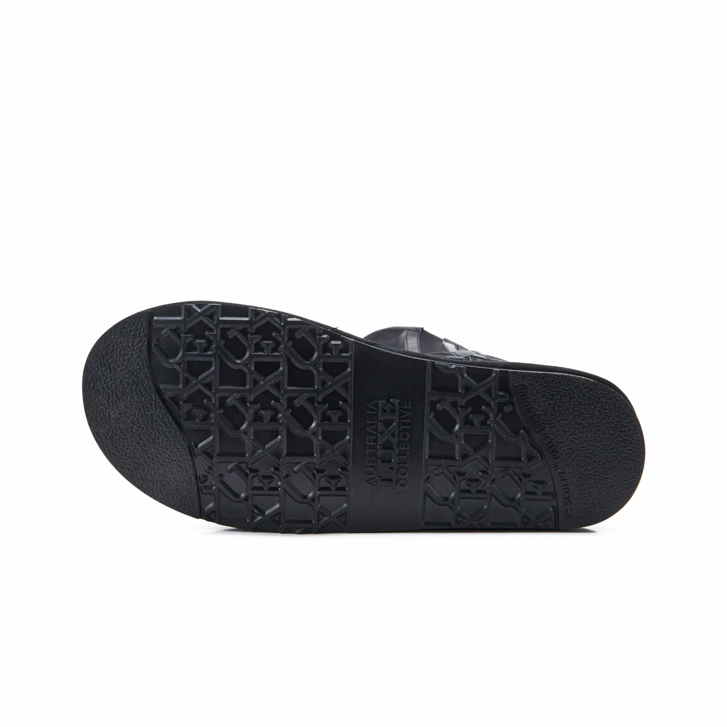 Australia Luxe Co Australia Luxe Nerio Satin Black Boots - Image 4