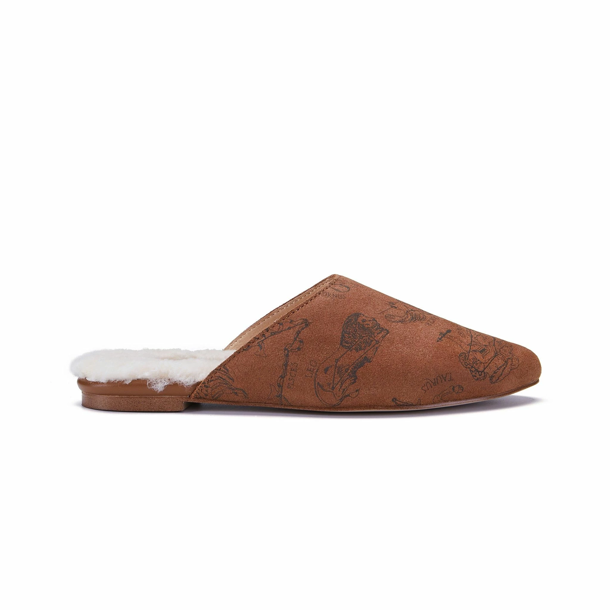 Australia Luxe Co Australia Luxe Marcos Chestnut Constellation Slippers - Beige